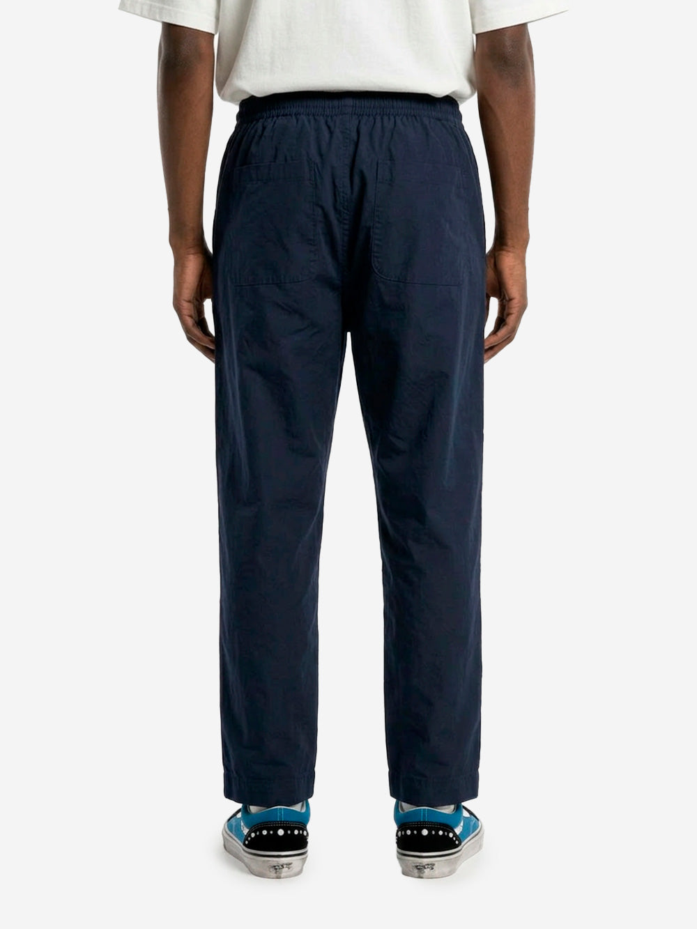 UNIVERSAL WORKS Pantaloni blu 'Judo' in cotone spazzolato Blu Urbanstaroma