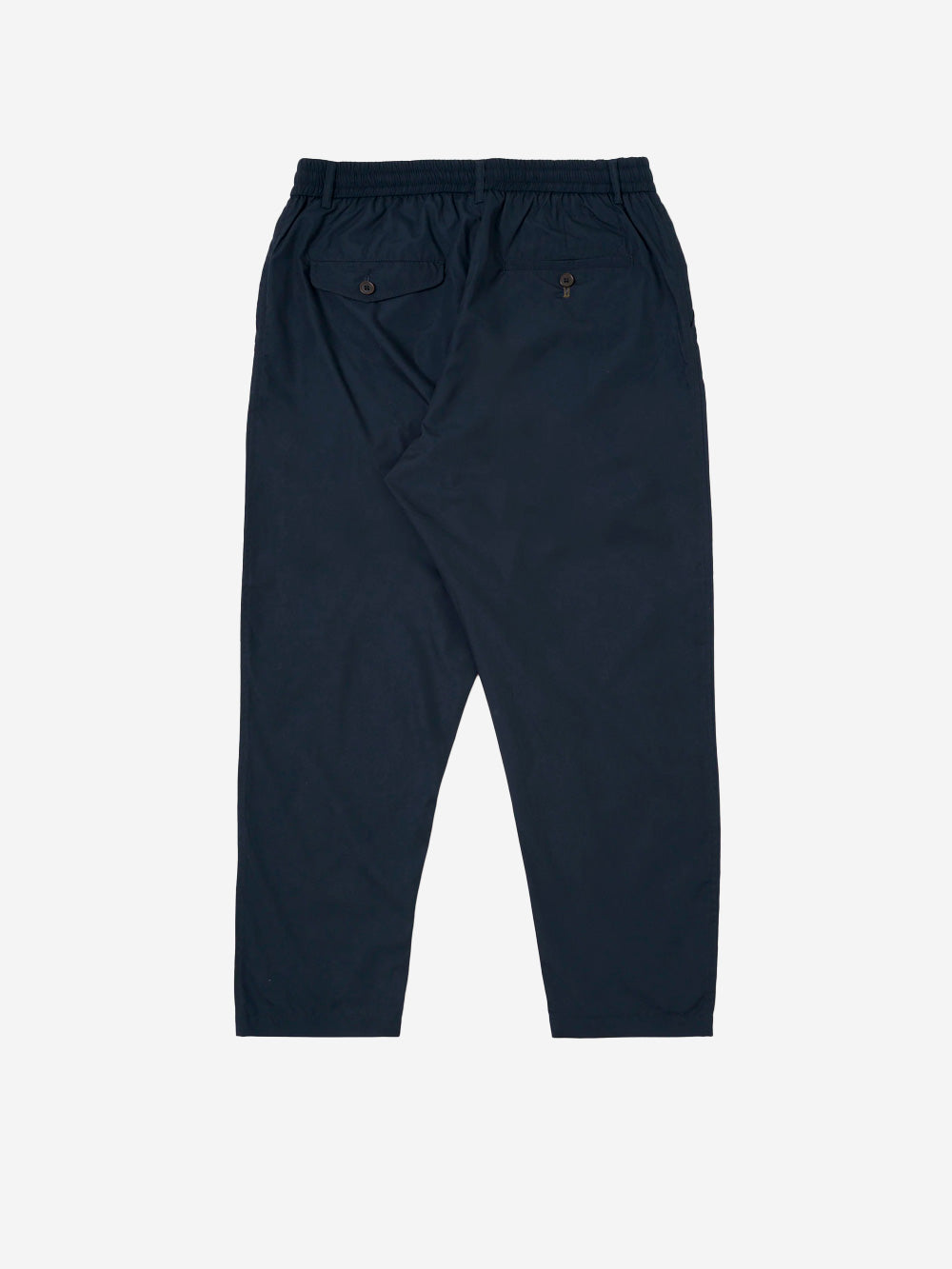 UNIVERSAL WORKS Pantaloni blu con piega frontale e coulisse Blu Urbanstaroma
