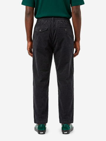 UNIVERSAL WORKS Pantaloni neri Oxford a coste Nero