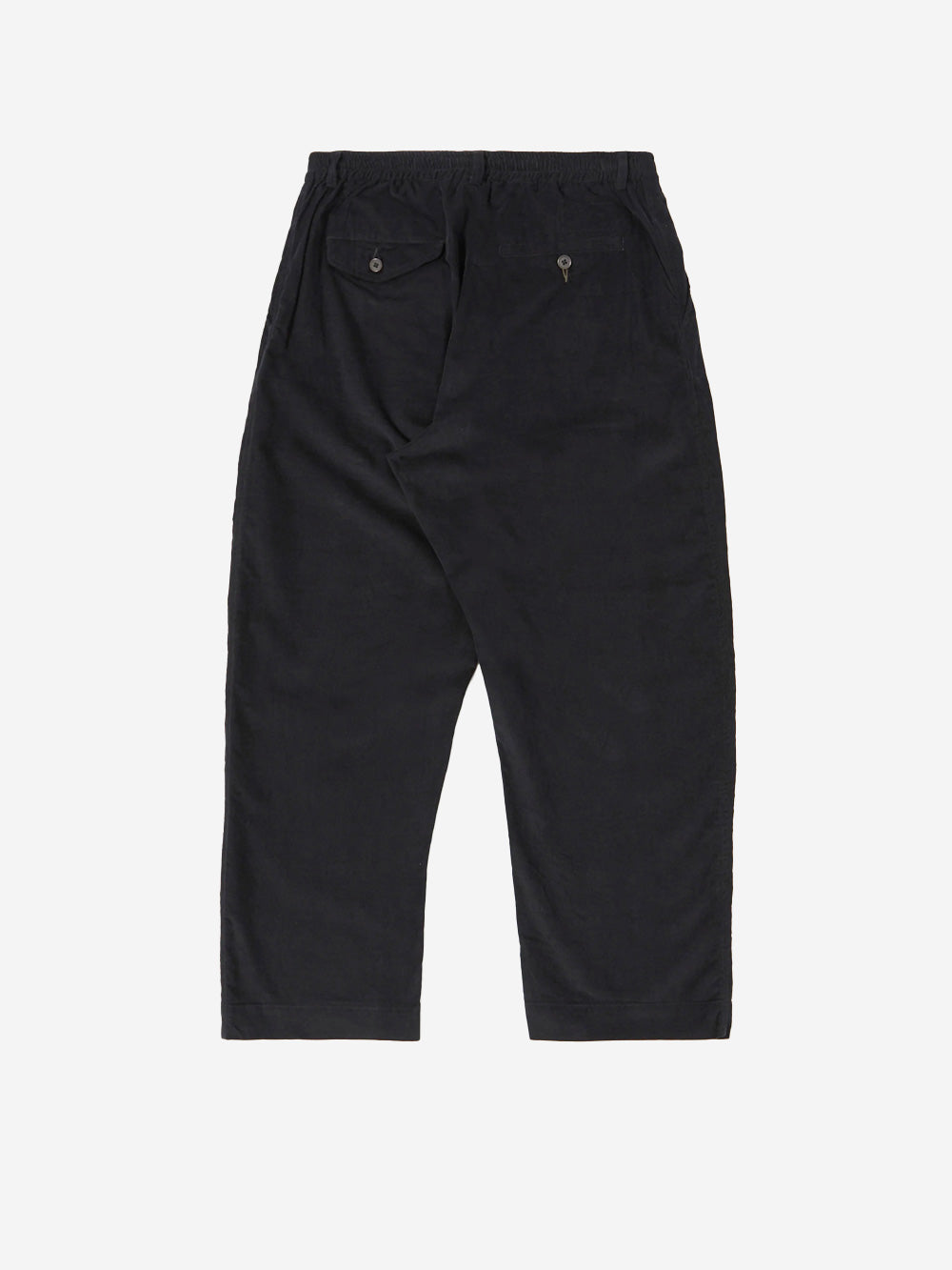 UNIVERSAL WORKS Pantaloni neri Oxford a coste Nero Urbanstaroma