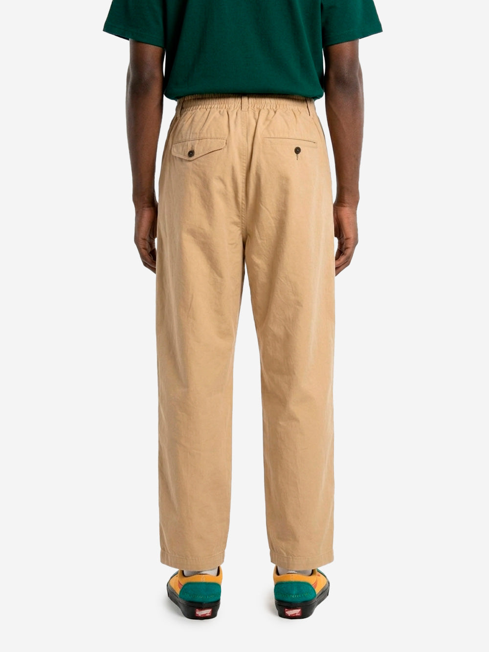 UNIVERSAL WORKS Pantaloni beige Oxford a coste Sabbia Urbanstaroma
