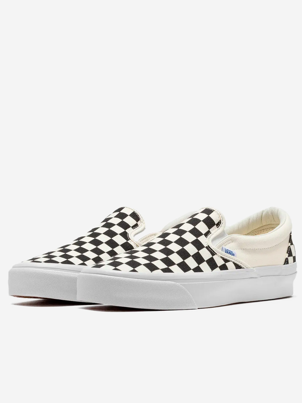 VANS LX Slip-On Reissue 98 Checkboard nere e bianche Bianco nero Urbanstaroma