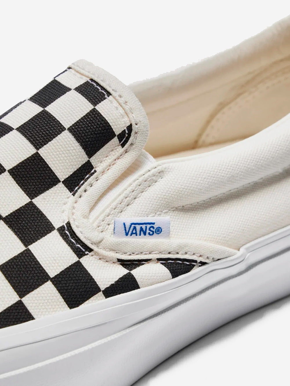 VANS LX Slip-On Reissue 98 Checkboard nere e bianche Bianco nero Urbanstaroma