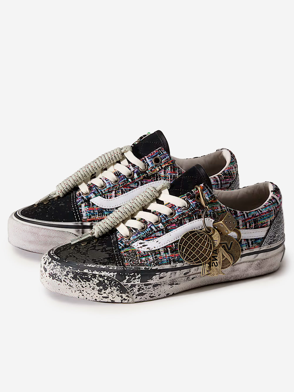VANS Premium Old Skool 'Charms' con tweed nero e grigio Nero grigio Urbanstaroma