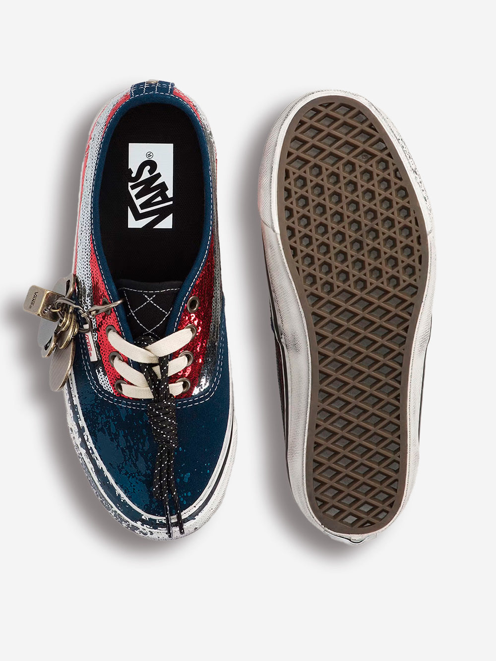 VANS Premium LX Authentic 44 'Charms' blu e rosse Rosso blu Urbanstaroma