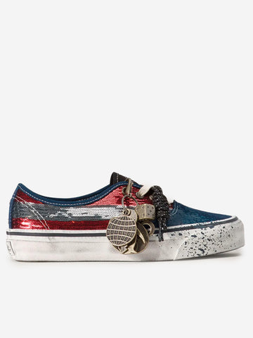 VANS Premium LX Authentic 44 'Charms' blu e rosse Rosso blu