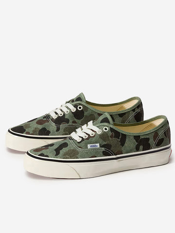 VANS LX Authentic 44 Premium Duck Camo Green Verde