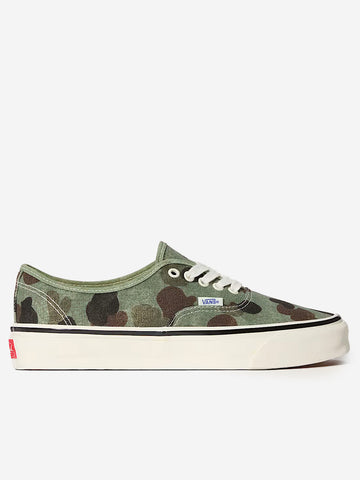 VANS LX Authentic 44 Premium Duck Camo Green Verde