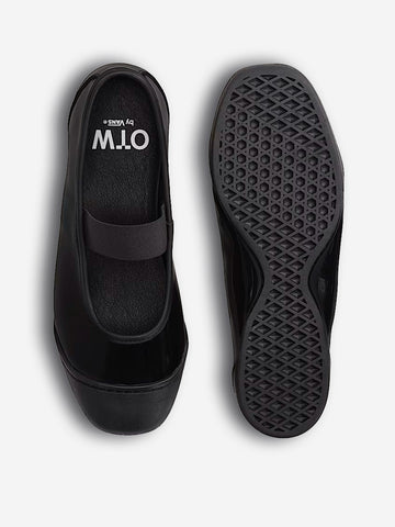 VANS OTW Mary Jane Prima in pelle verniciata Nero