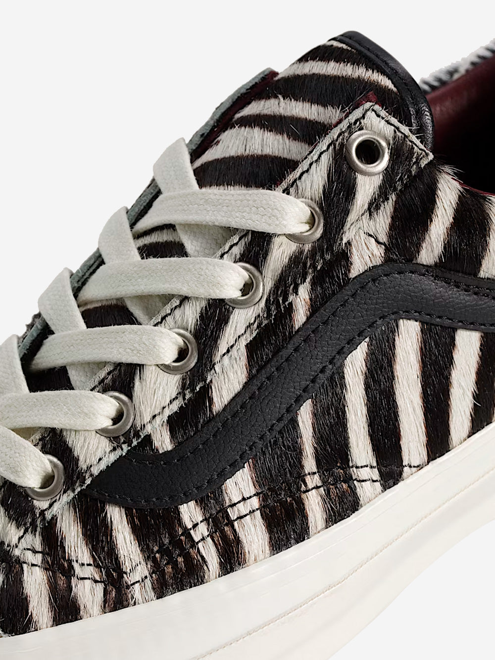 VANS LX Old Skool 36 pony hair 'Zebra' Bianco nero Urbanstaroma