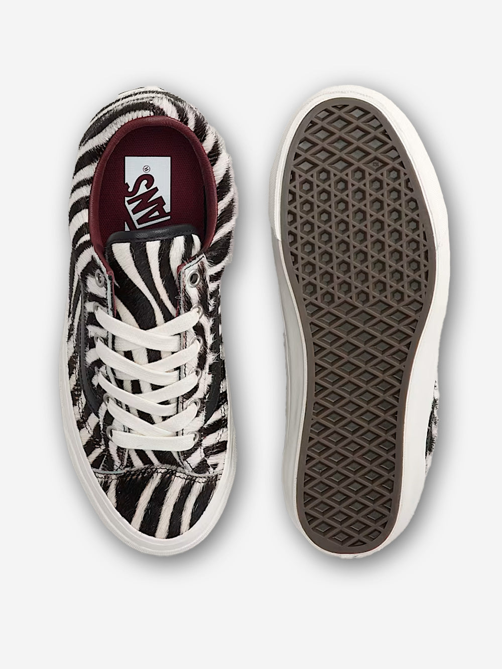 VANS LX Old Skool 36 pony hair 'Zebra' Bianco nero Urbanstaroma
