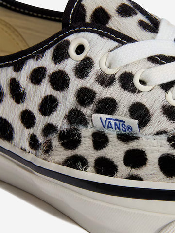 VANS LX Authentic 44 Premium dalmata in pony hair Bianca nera