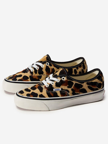 VANS LX Authentic 44 Premium in pony hair animalier Leopardata