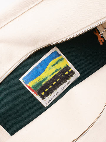 VANS OTW Tote bag naturale x Julian Klincewicz Bianco verde