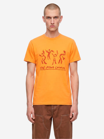 VANS OTW T-shirt washed arancione x Julian Klincewicz arancione