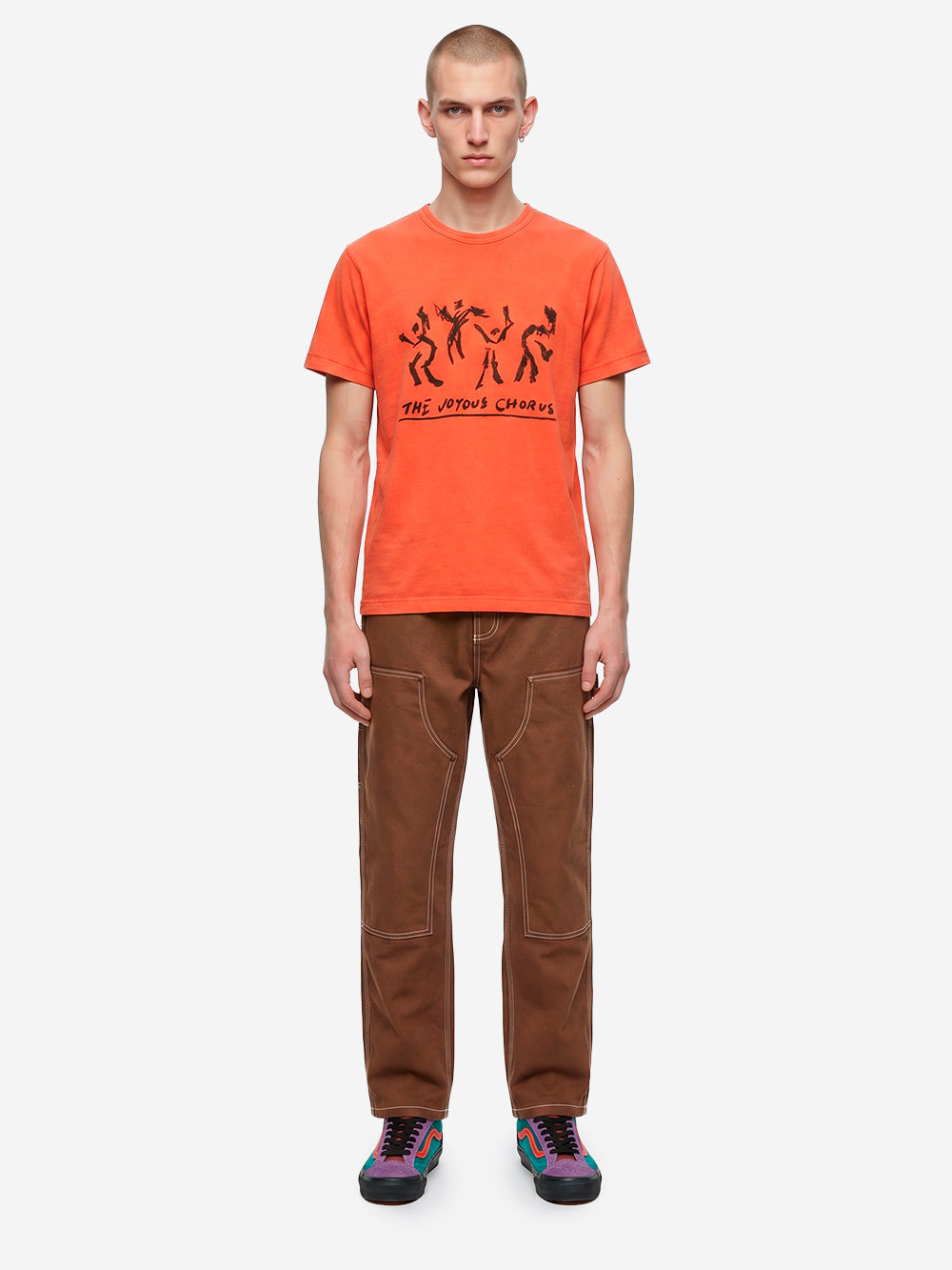 VANS OTW T-shirt washed rossa x Julian Klincewicz Rosso Urbanstaroma