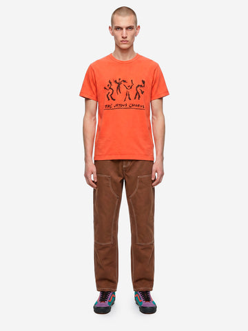 VANS OTW T-shirt washed rossa x Julian Klincewicz Rosso
