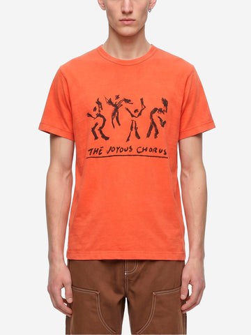 VANS OTW T-shirt washed rossa x Julian Klincewicz Rosso