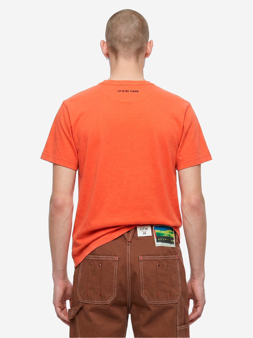 VANS OTW T-shirt washed rossa x Julian Klincewicz Rosso Urbanstaroma