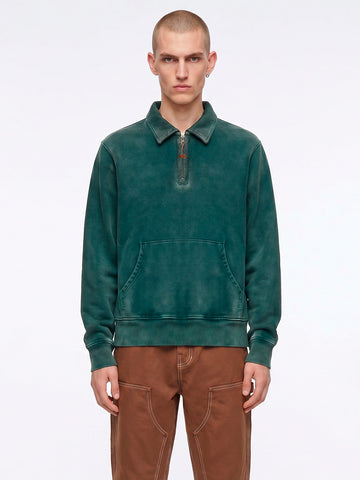 VANS OTW Felpa verde in fleece con colletto x Julian Klincewicz Verde
