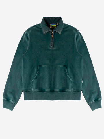 VANS OTW Felpa verde in fleece con colletto x Julian Klincewicz Verde