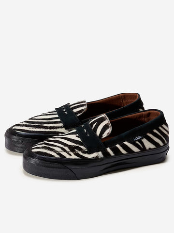 VANS LX Loafer 53 in pony hair bianco e nero zebrato Zebra