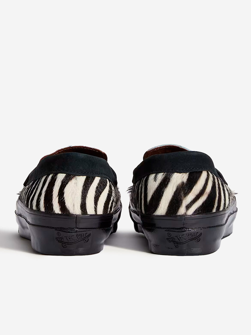 VANS LX Loafer 53 in pony hair bianco e nero zebrato Zebra Urbanstaroma
