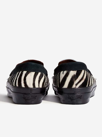 VANS LX Loafer 53 in pony hair bianco e nero zebrato Zebra