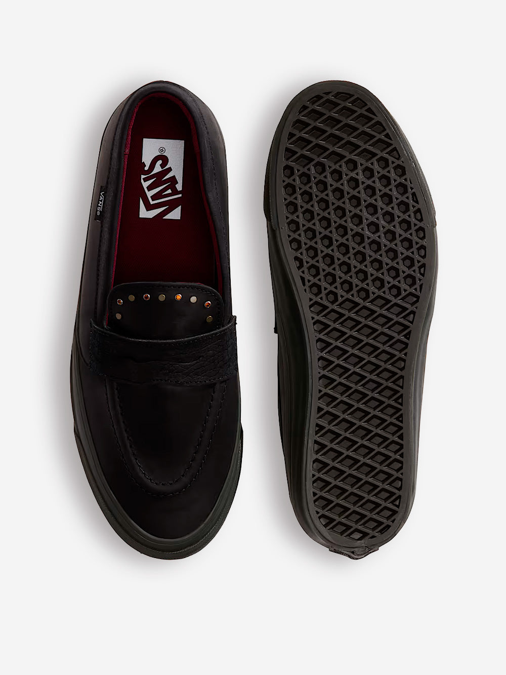 VANS Premium black LX 53 loafers with stud detailing VN000VATBLK1 VANS Premium black LX 53 loafers with stud detailing VN000VATBLK1