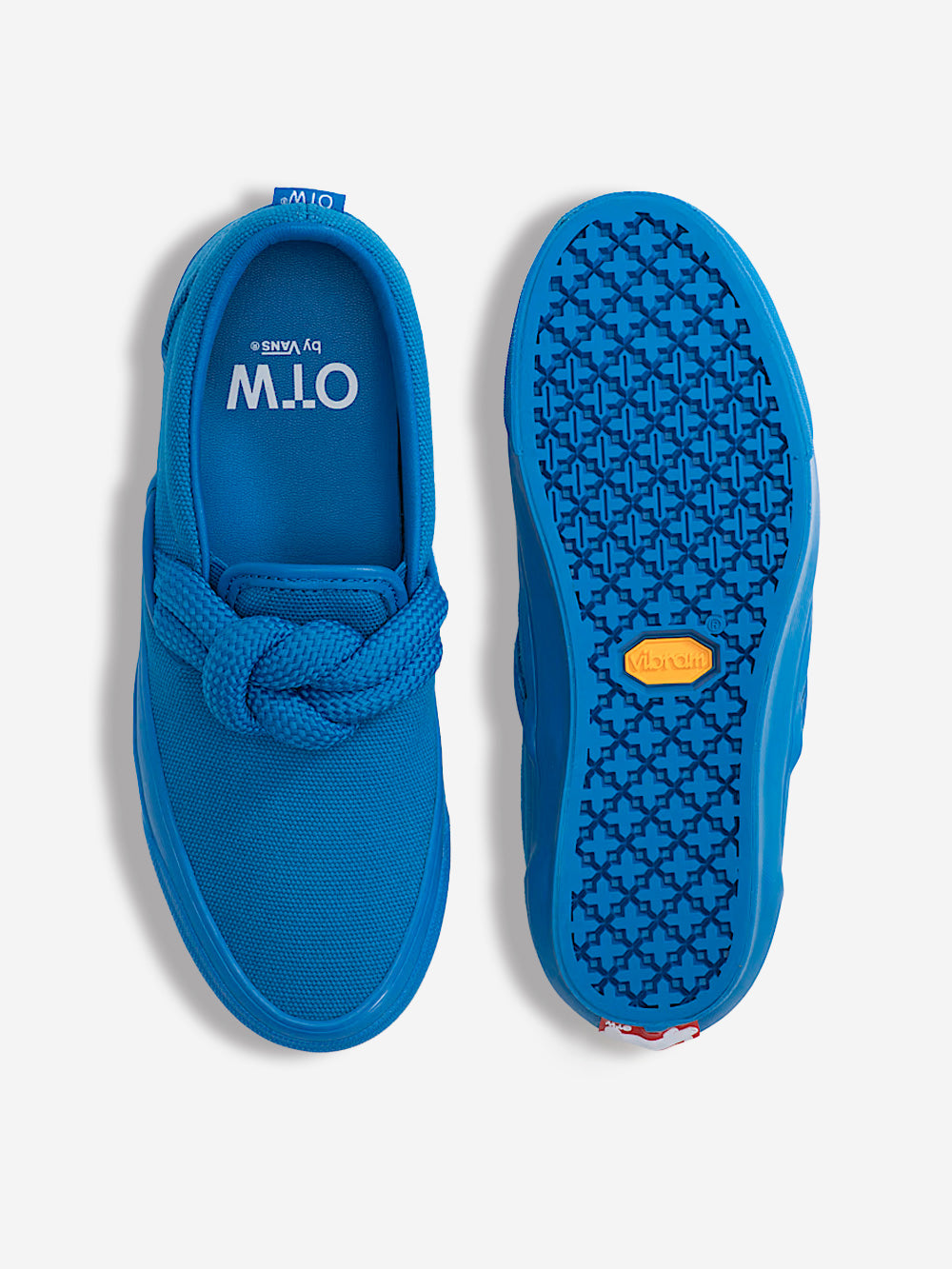 VANS OTW Classic Slip-On 98 'Knot' Vibram in canvas blu Blu Urbanstaroma
