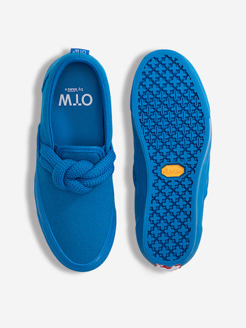 VANS OTW Classic Slip-On 98 'Knot' Vibram in canvas blu Blu