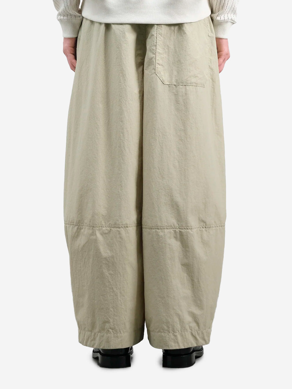 YMC Pantaloni 'Deadbeat' pleated a gamba ampia beige stone Beige Urbanstaroma