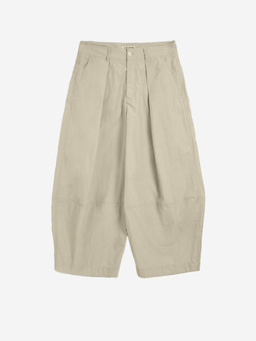 YMC Pantaloni 'Deadbeat' pleated a gamba ampia beige stone Beige