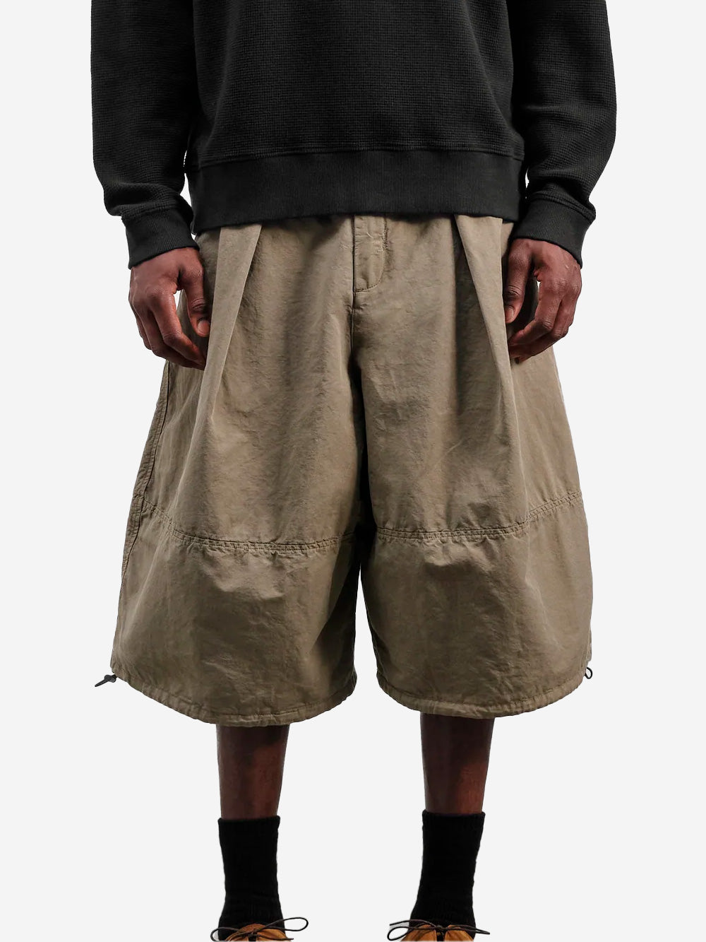 YMC Salba Short stone in misto lino Oliva Urbanstaroma