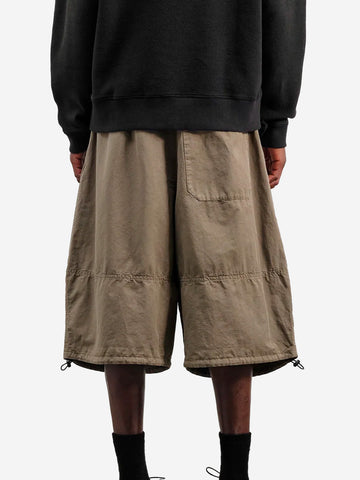 YMC Salba Short stone in misto lino Oliva