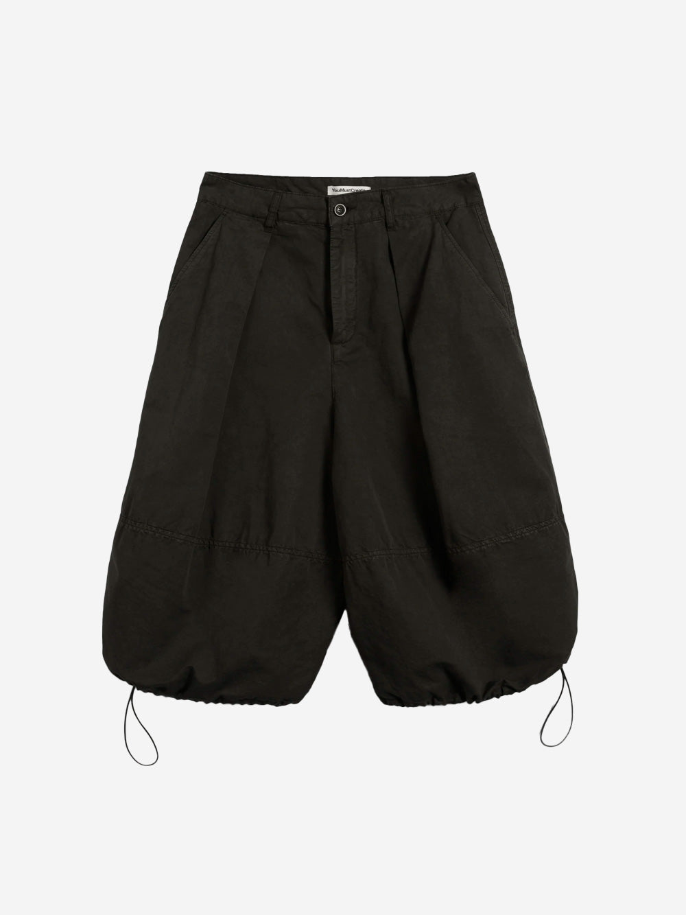 YMC Salba Short neri in misto lino Nero Urbanstaroma
