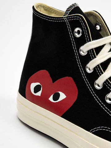 COMME DES GARCONS PLAY CDG PLAY Chuck 70 High Sneakers Nero
