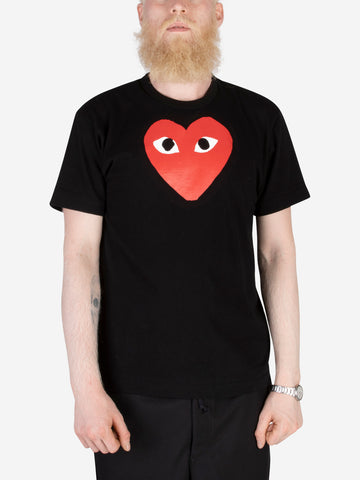 T-Shirt „CDG Play“ mit großem Herz