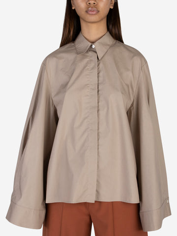 Blouse with over sleeves