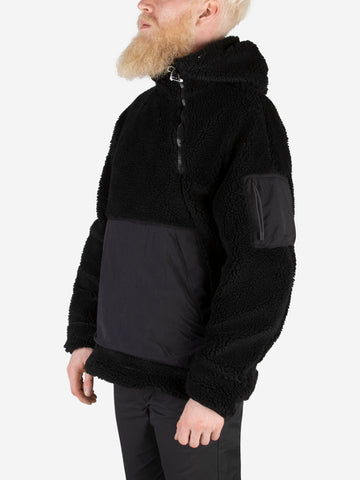 4076 Asymmetrical Fleece Pullover