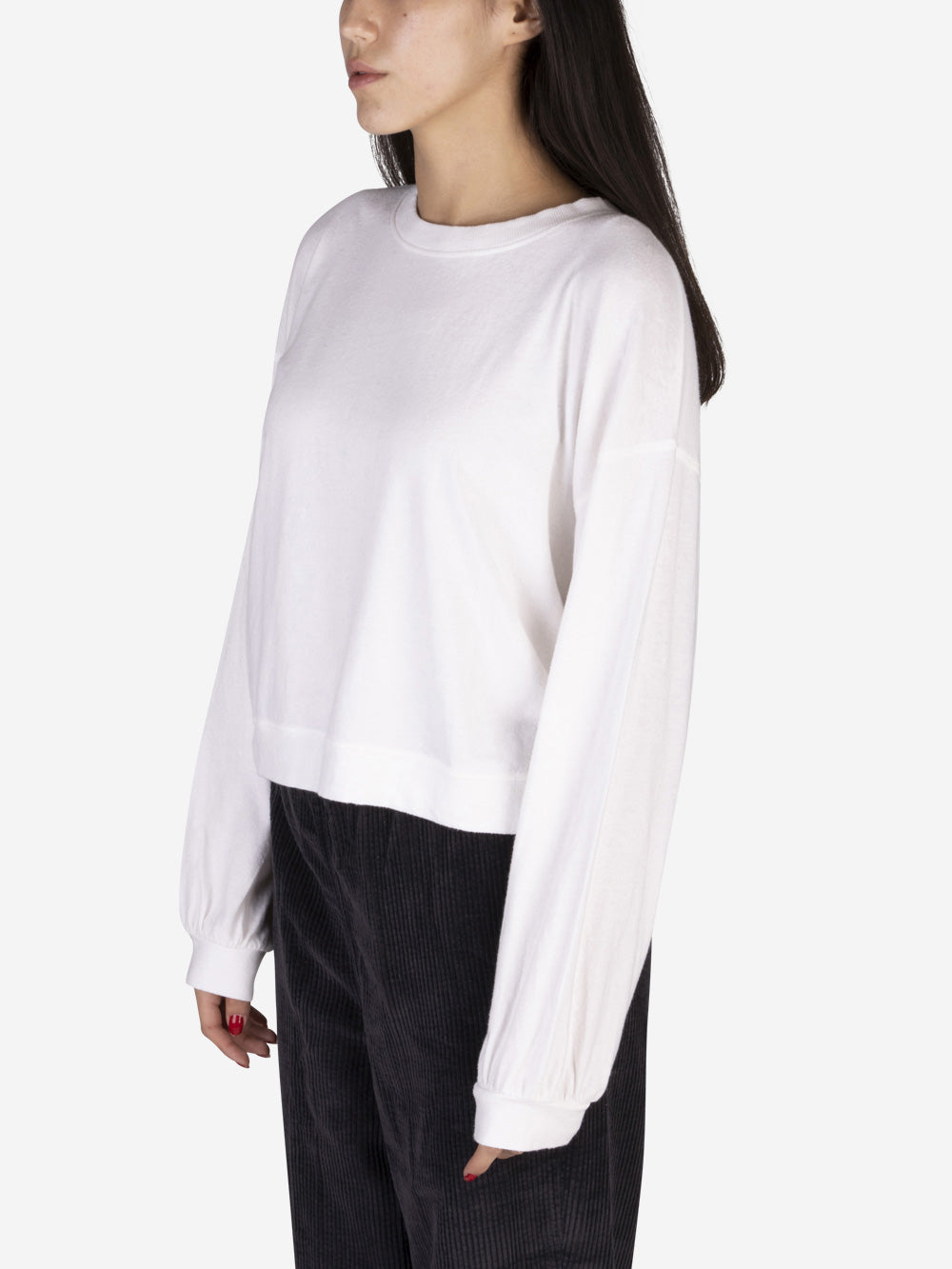 AMERICAN VINTAGE Rakbay T-shirt a maniche lunghe Bianco Urbanstaroma
