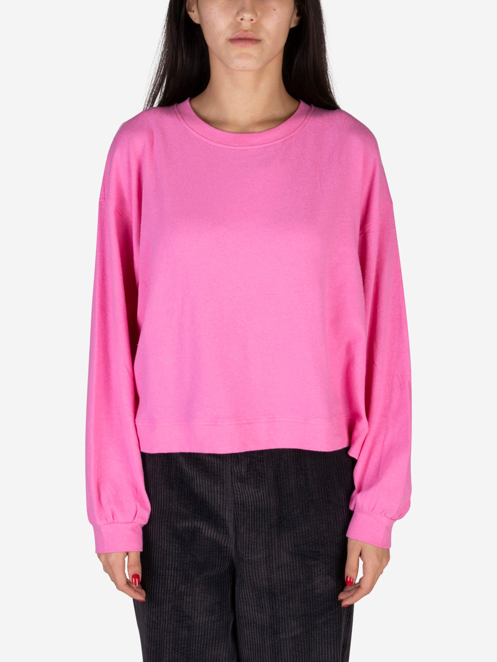 AMERICAN VINTAGE Rakbay T-shirt a maniche lunghe Rosa Urbanstaroma