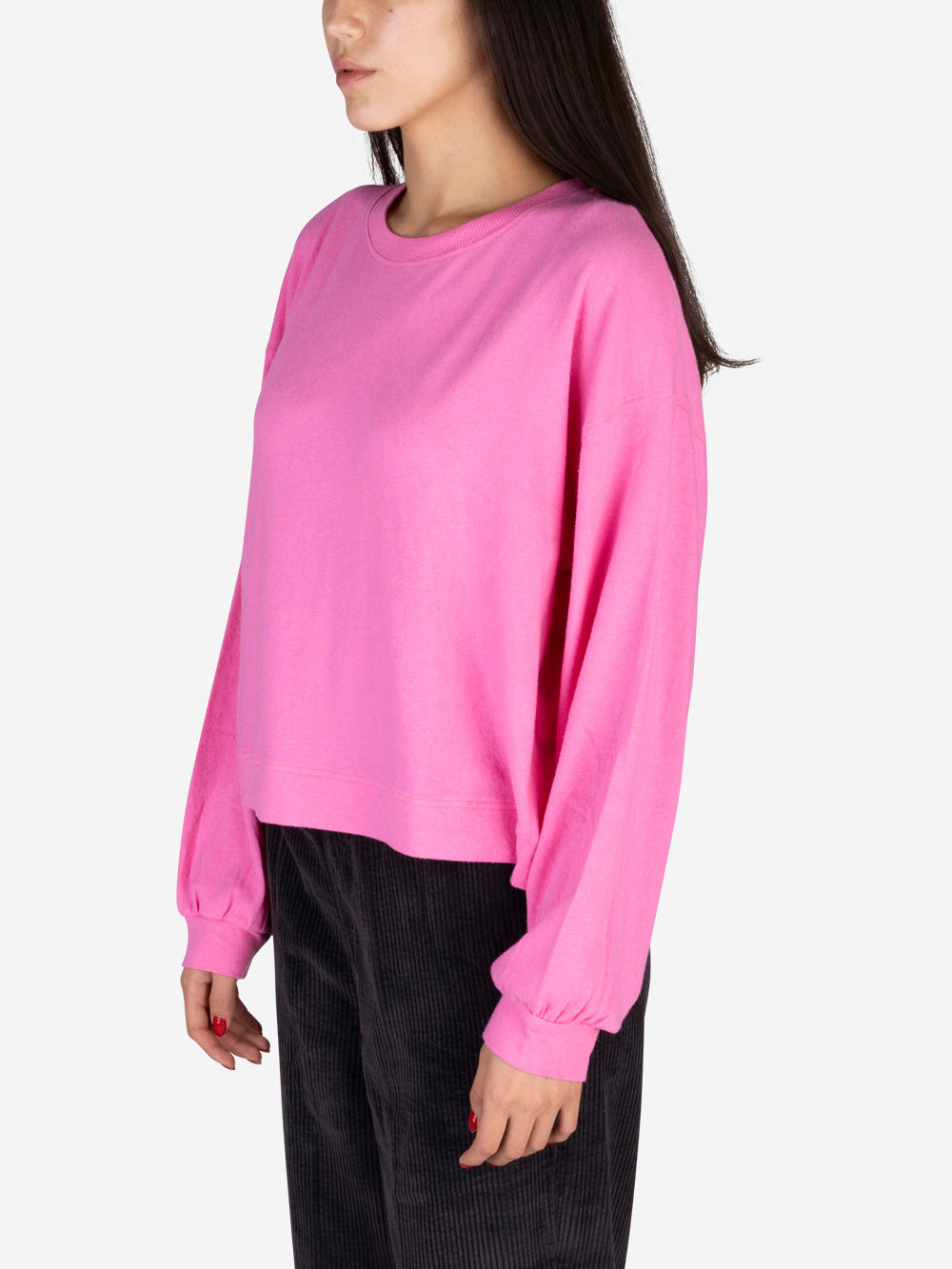AMERICAN VINTAGE Rakbay T-shirt a maniche lunghe Rosa Urbanstaroma