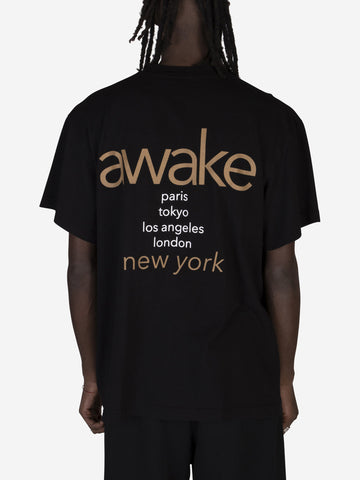 AWAKE NY T-shirt City nera Nero