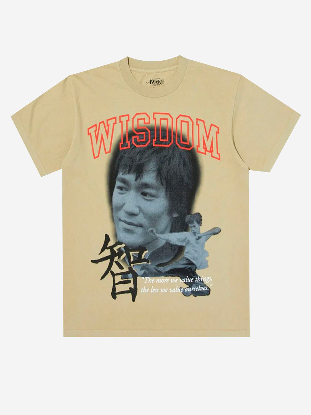 AWAKE T-shirt Bruce Lee Kaki Urbanstaroma