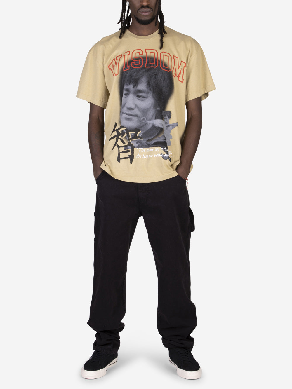 AWAKE T-shirt Bruce Lee Kaki Urbanstaroma