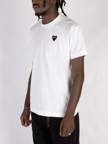 Mini Heart T-shirt in white cotton
