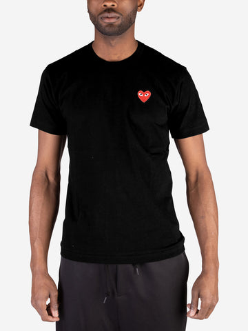 COMME DES GARCONS PLAY T-shirt Heart Play Nero