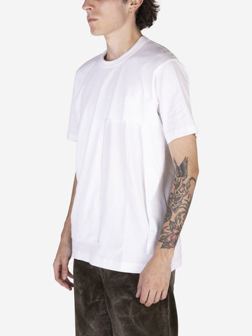 COMME DES GARCONS SHIRT T-shirt a strati Bianco