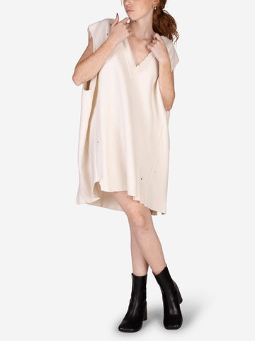 MM6 MAISON MARGIELA Mini abito in lana vergine Bianco